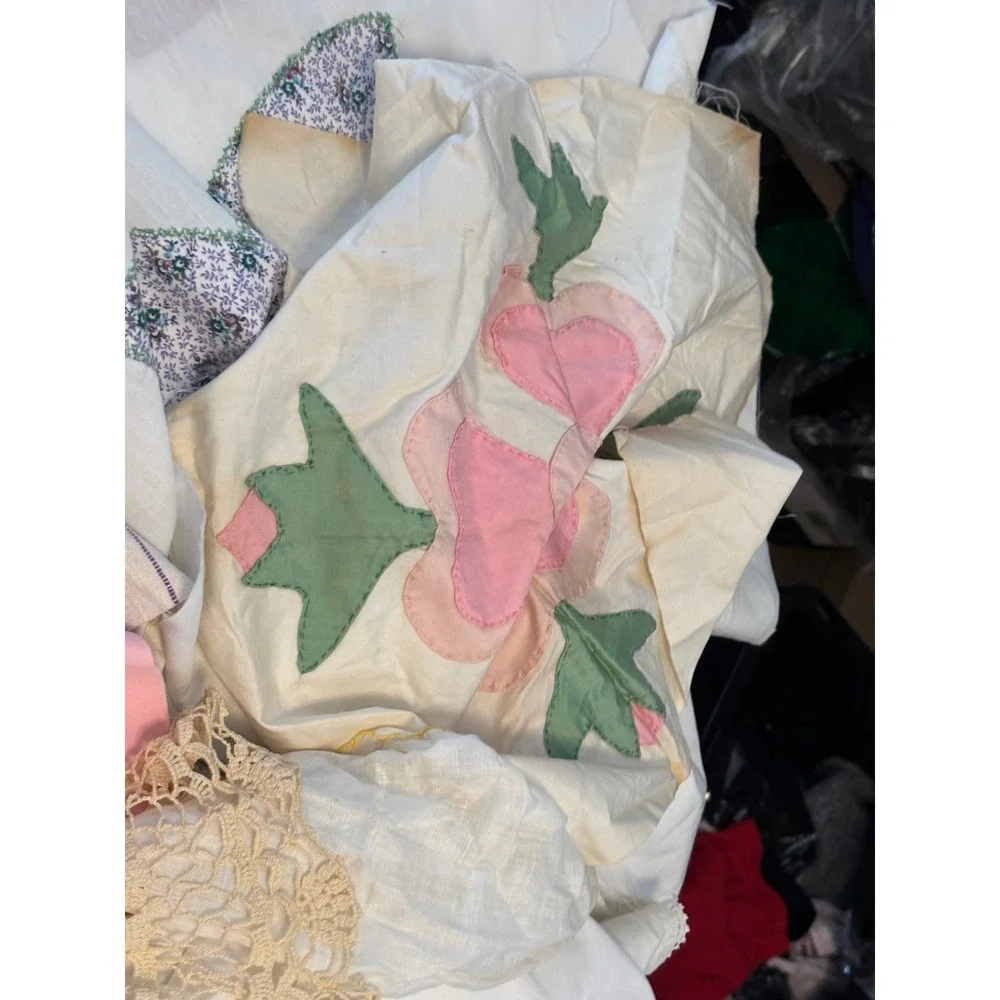 Vintage Linens lace and chrochet.